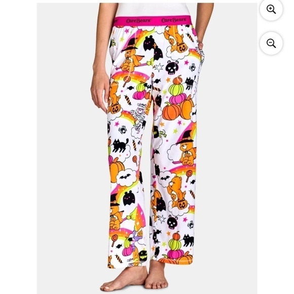 Care Bears Halloween Lounge Sleep Pants NEW Tik Tok Viral Blanket Print - Picture 1 of 7